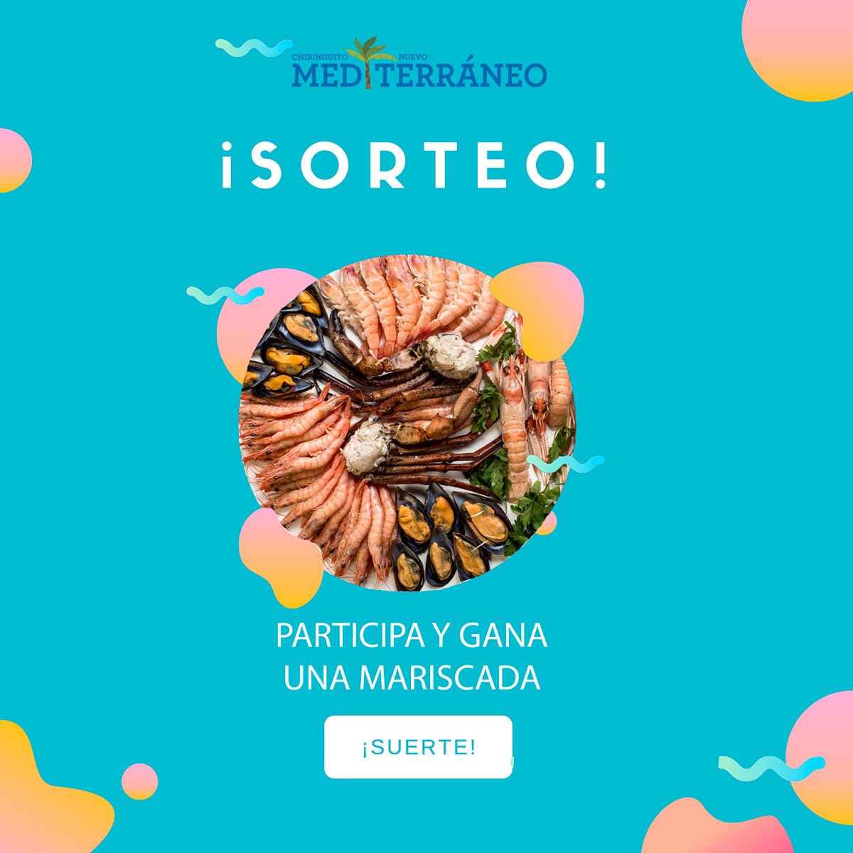 Sorteo mariscada para dos en Malaga